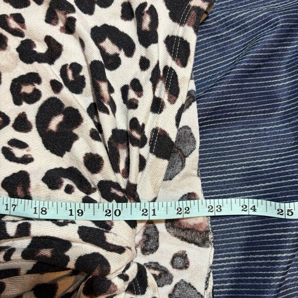 Stars Above Leopard Print Sweater Womens S Animal Print Long Sleeve Cozy Top - Picture 6 of 7